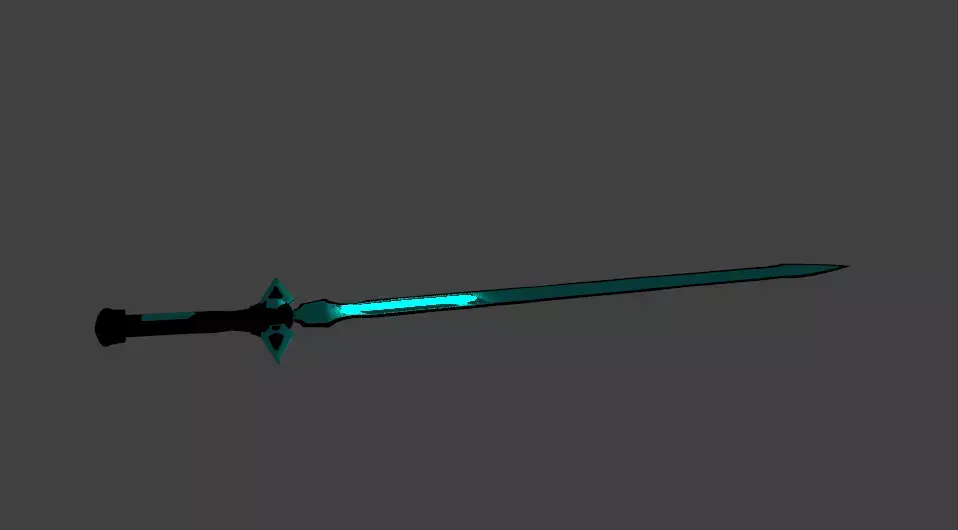 sword that glows Free 3D model