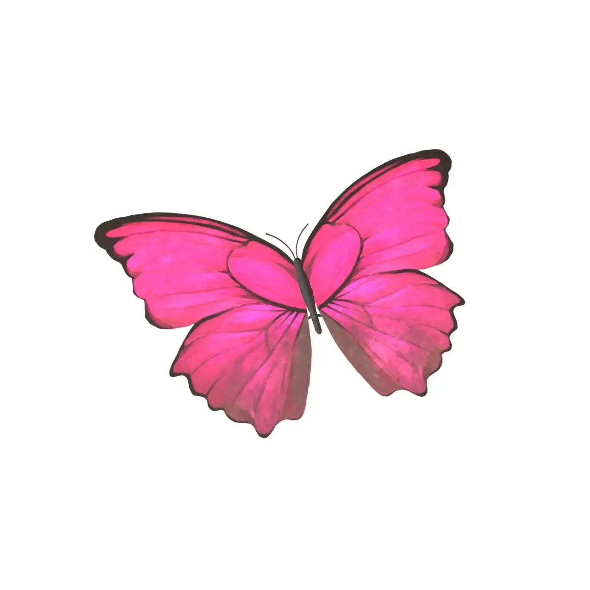 Butterfly v1 002 Low-poly 3D model