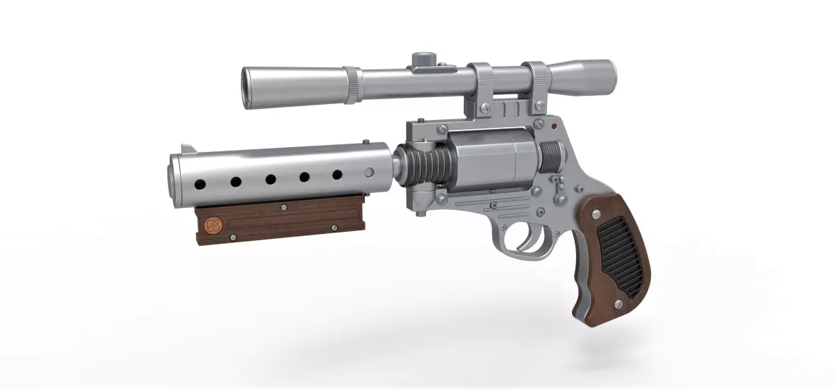 Tobias Beckett Blaster DG-29 from Solo A Star Wars story 3D model