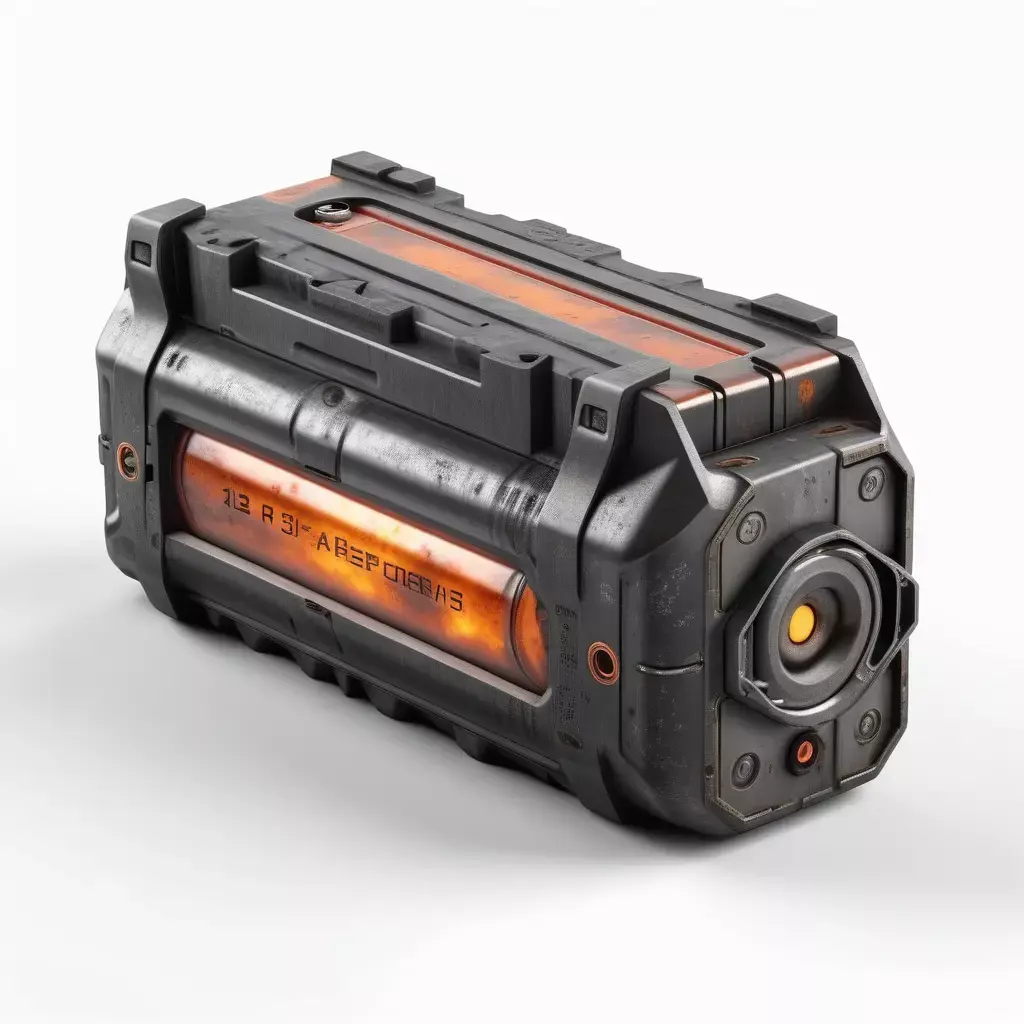 SciFi Energy Cell Power Pack 3D model
