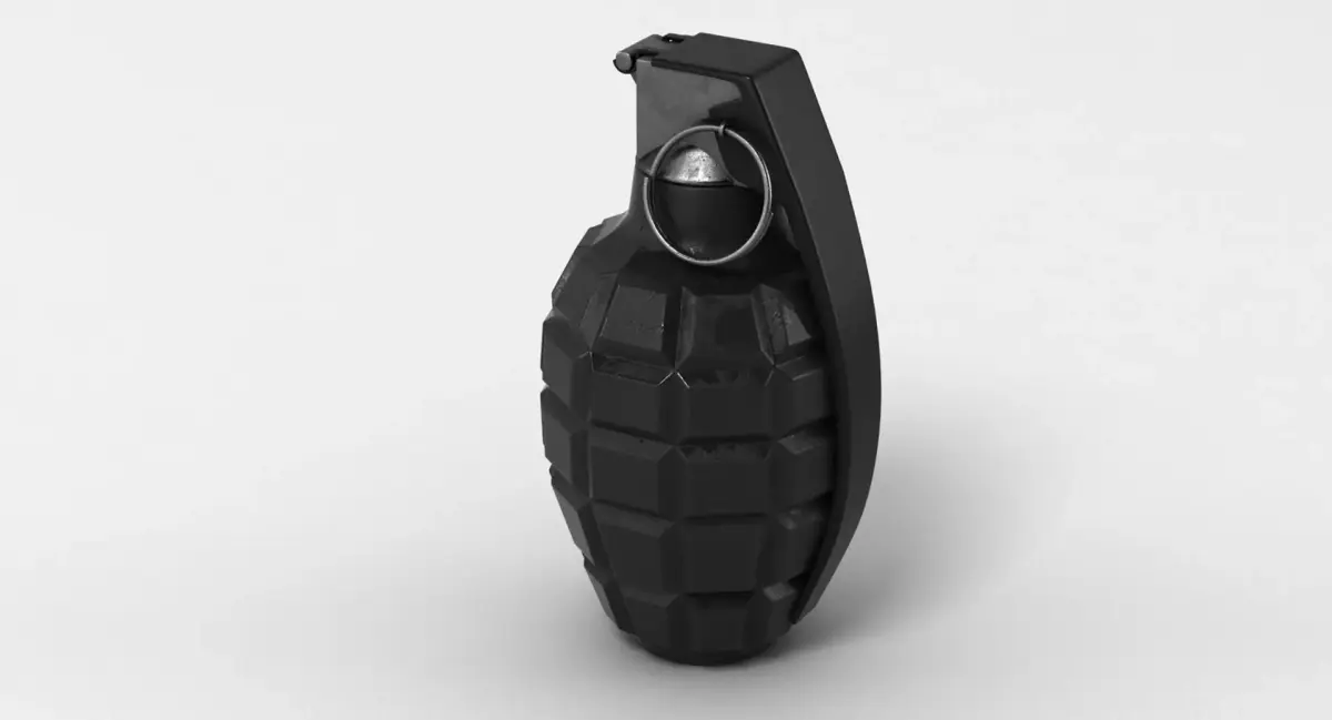 Hand Grenade 3D model 6