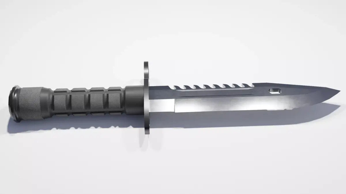 M9 Bayonet Free low-poly 3D model