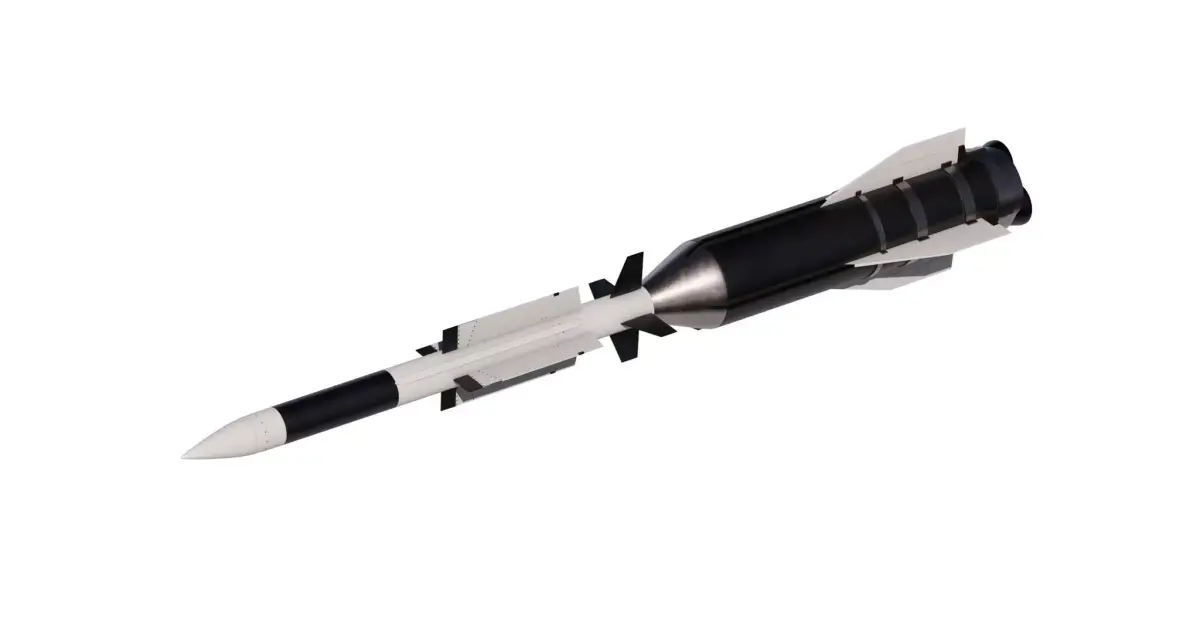 Aster 30 anti-aircraft missiles 3D model