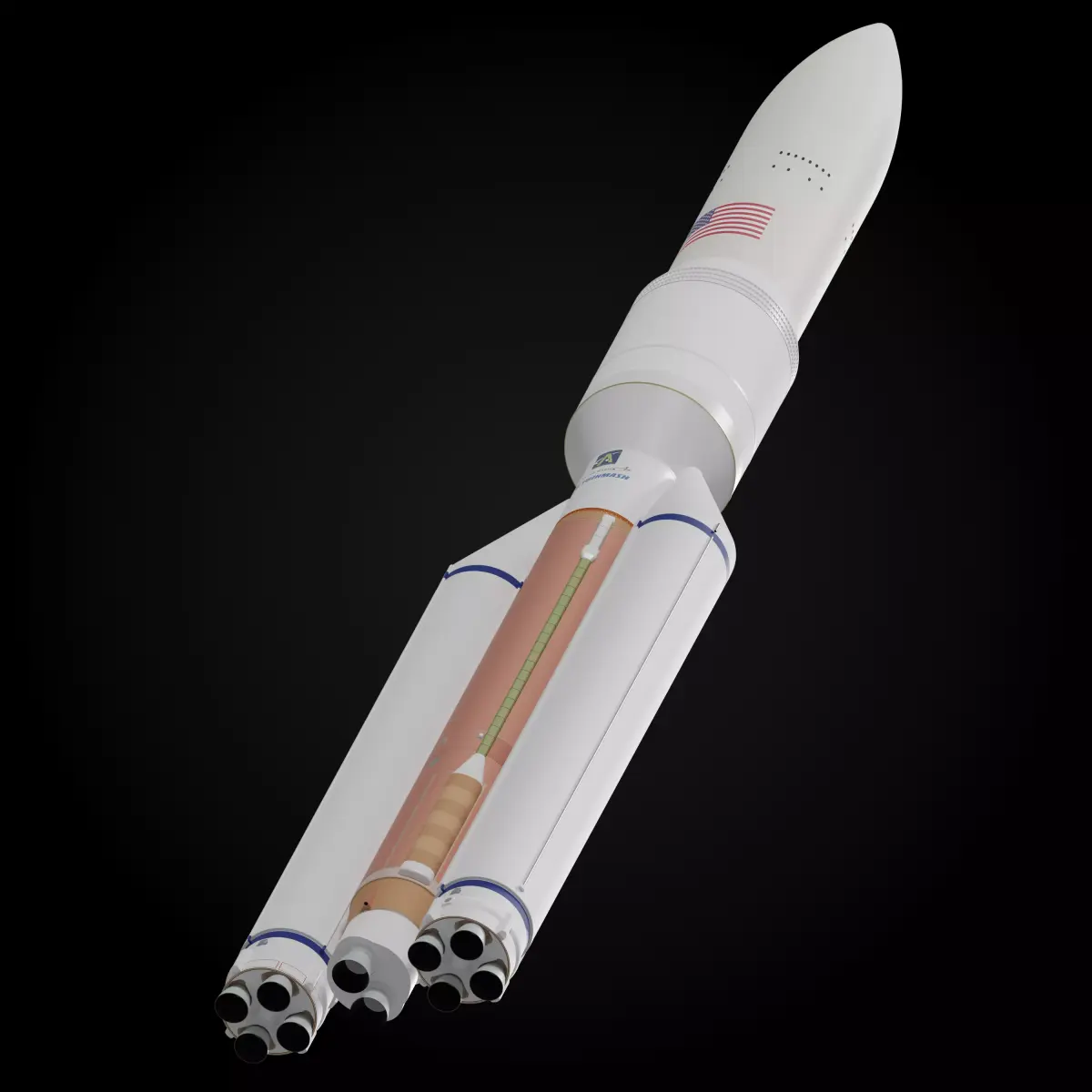 Andrews Space ETOS Rocket 3D model