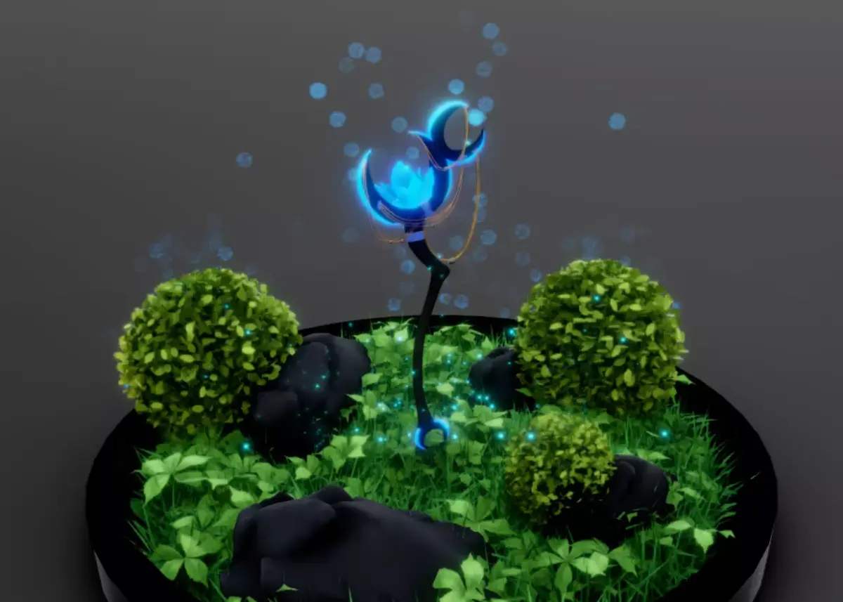 Moon Staff Low-poly 3D model