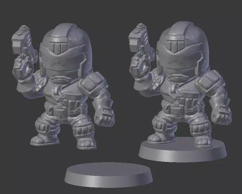 Chibi Lawman 3D print model
