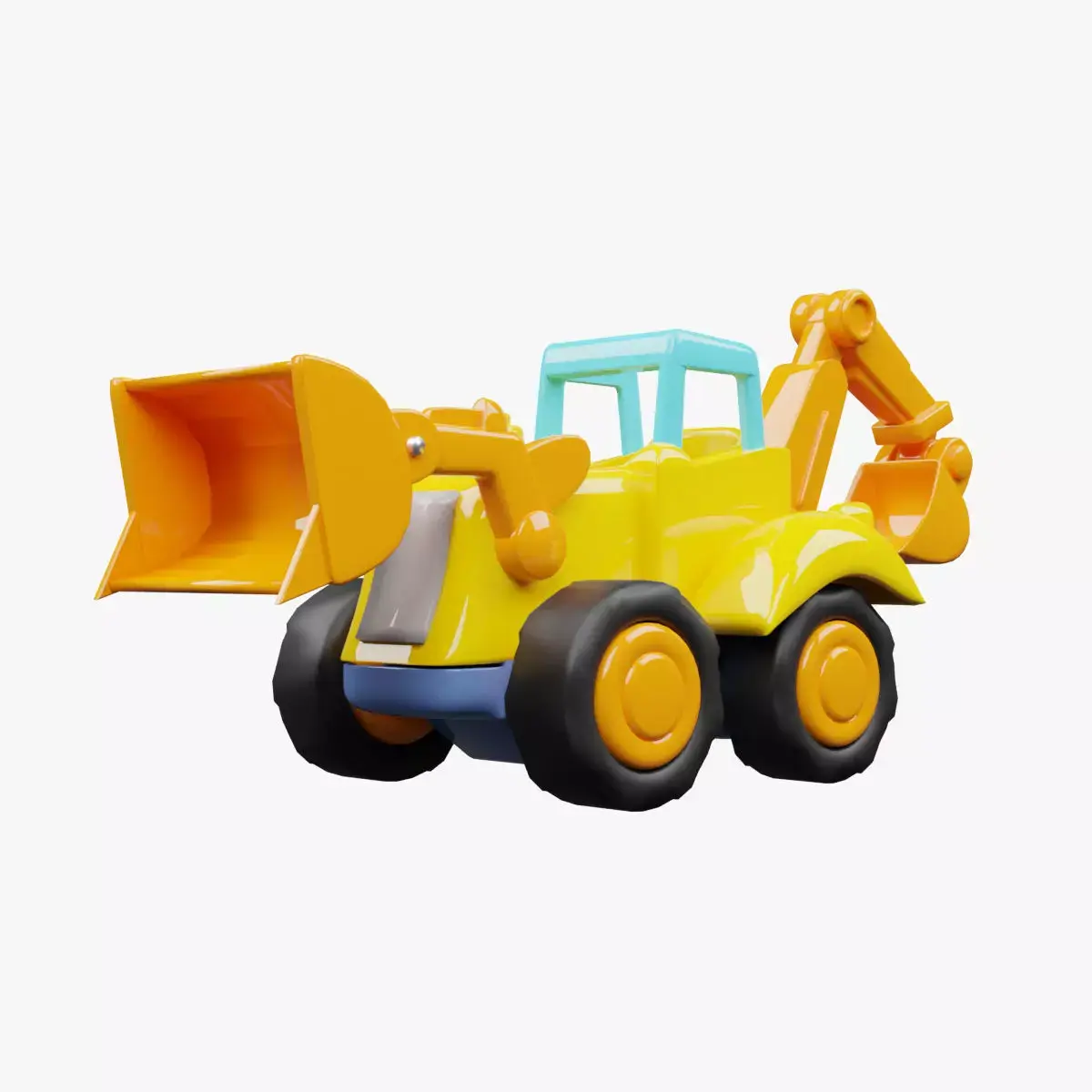 Kids Toys - Excavator 3D model