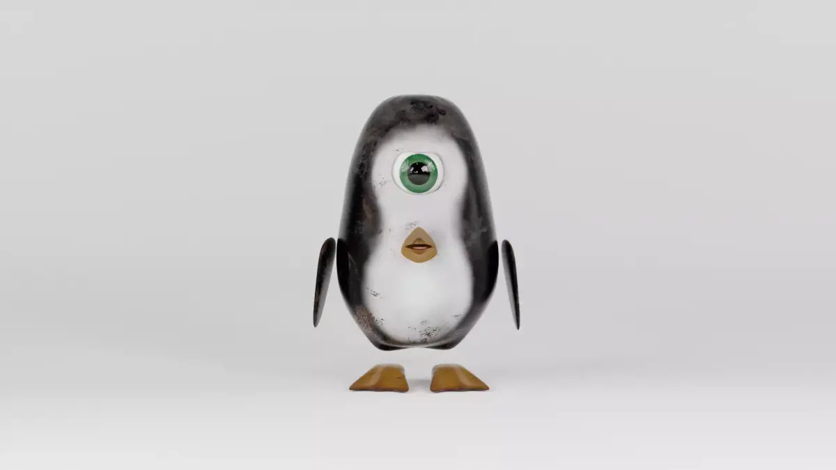 cyclops penguin 3D model