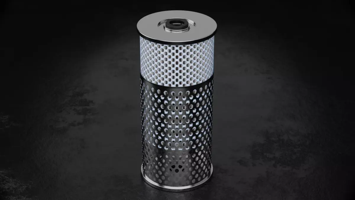 Car Filter Type K 3D model