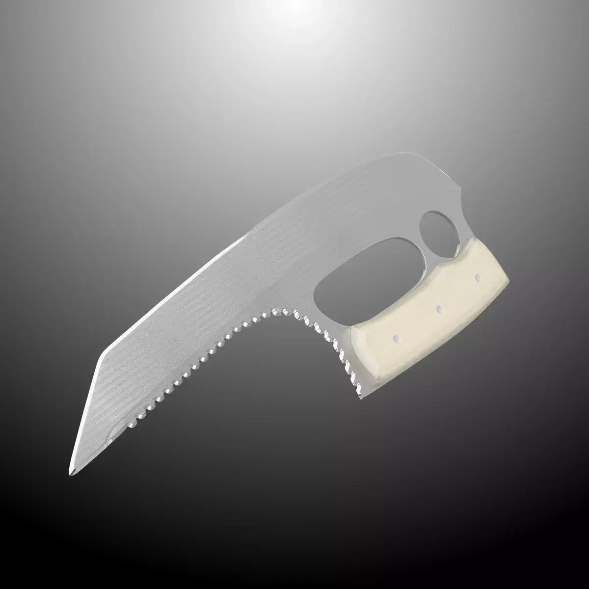 Knife Weapon Concept Low-poly 3D model