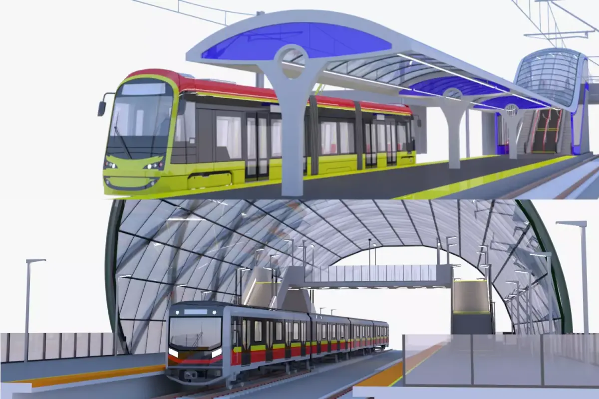 Warsaw tram and metro stations II 3D Model Pack