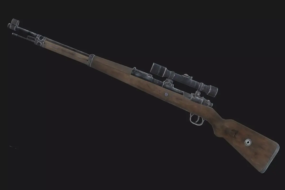 Mauser 98k Low-poly 3D model get