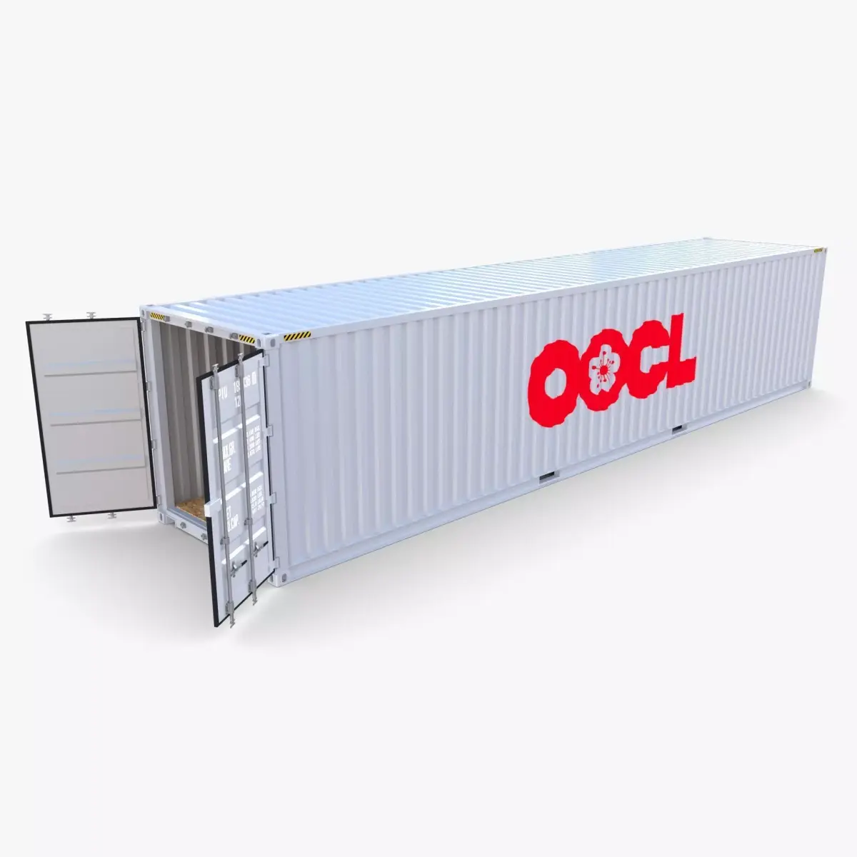 40ft Shipping Container OOCL 3D model