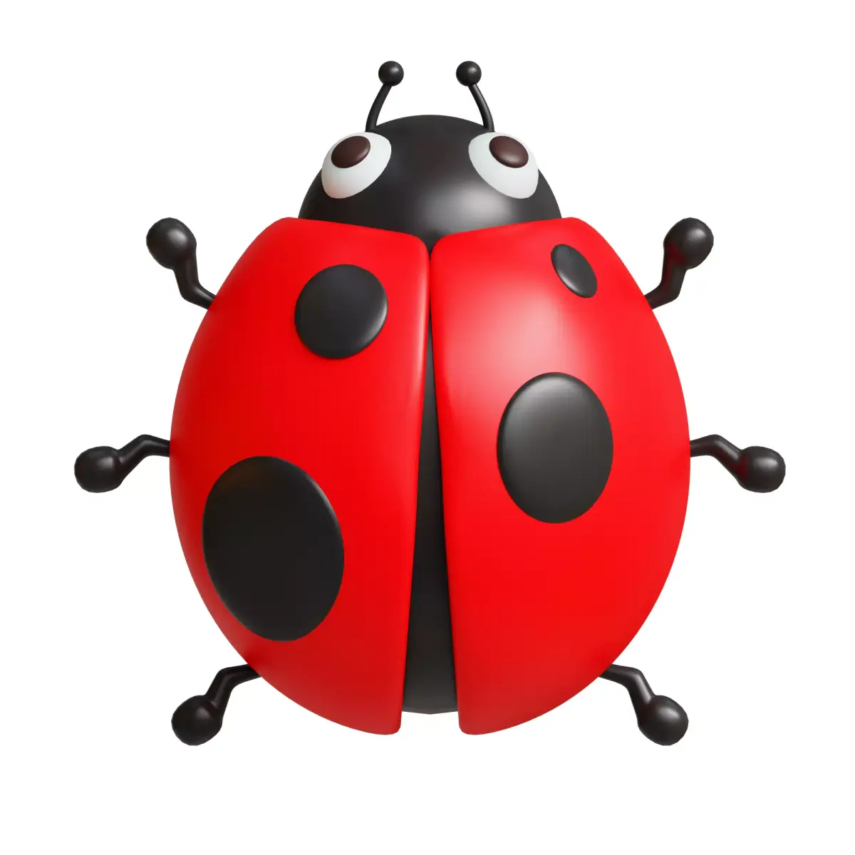 Ladybug Low-poly 3D model