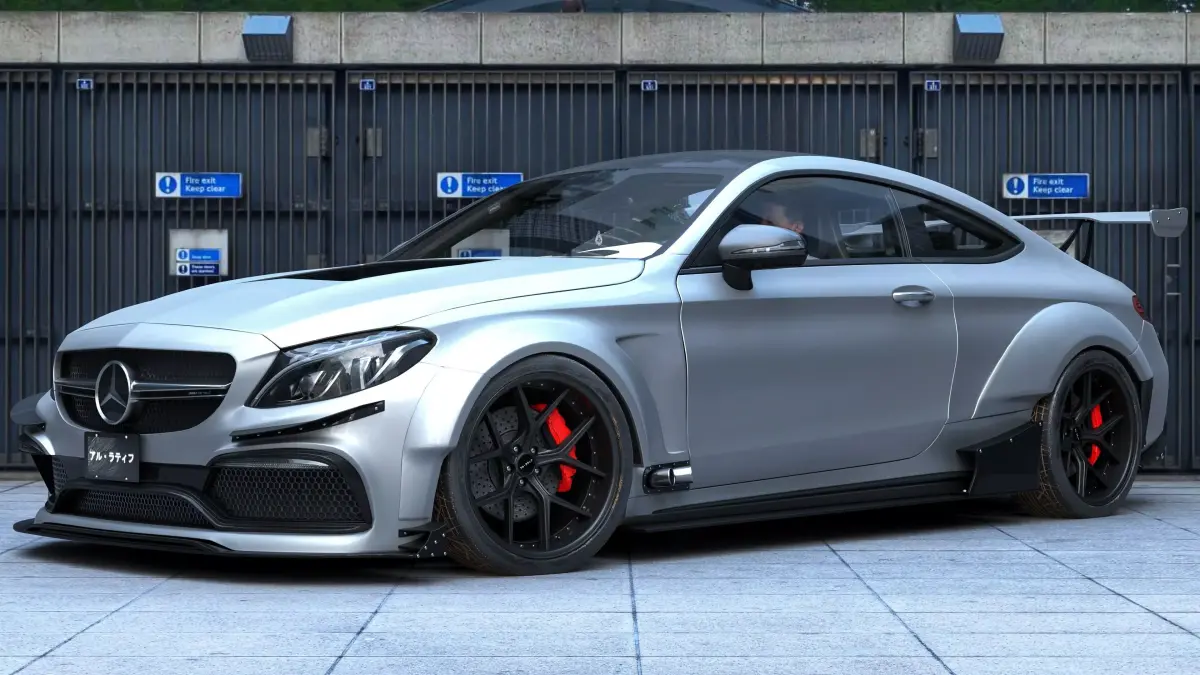 3D Mercedes Benz AMG C63 - BN-59 3D model