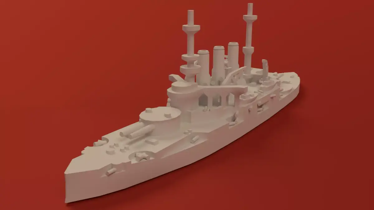 Pre-Dreadnought Potemkin-Panteleimon 3D print model