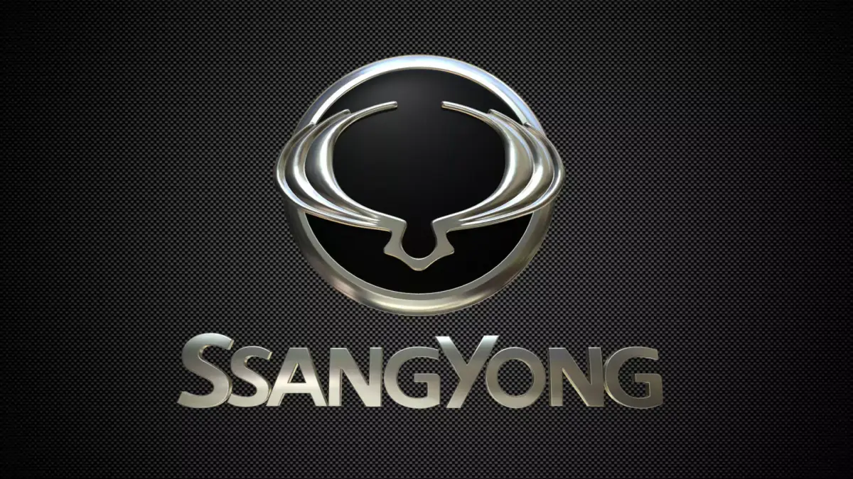 ssang yong logo 3D model
