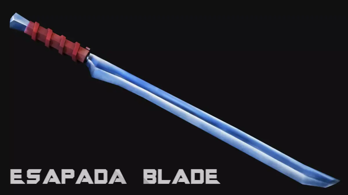 Espada Blade Low-poly 3D model