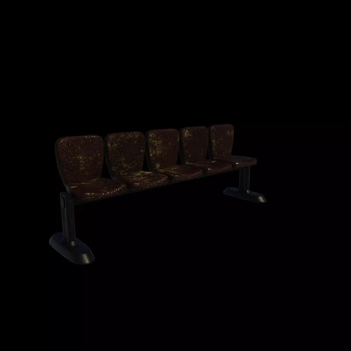 Waiting Room Chairs 3D model