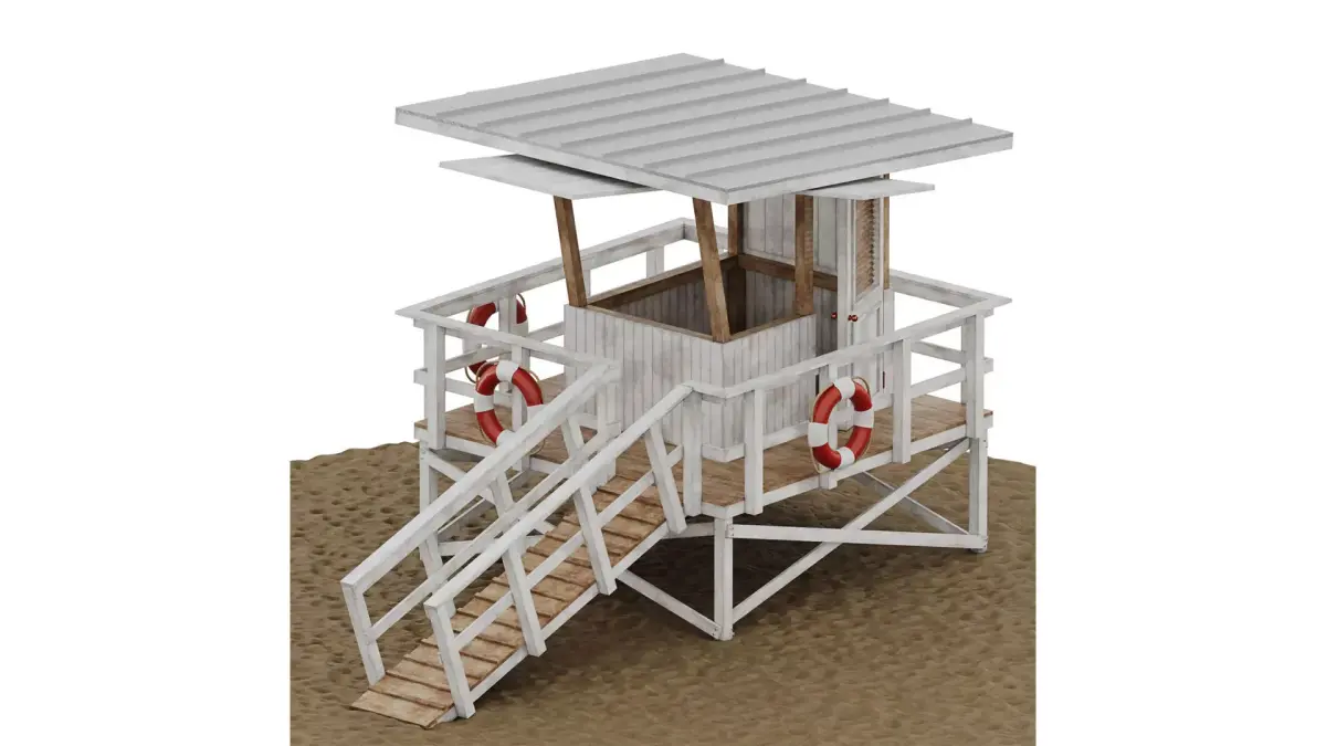 Rescue tower 1 3D model
