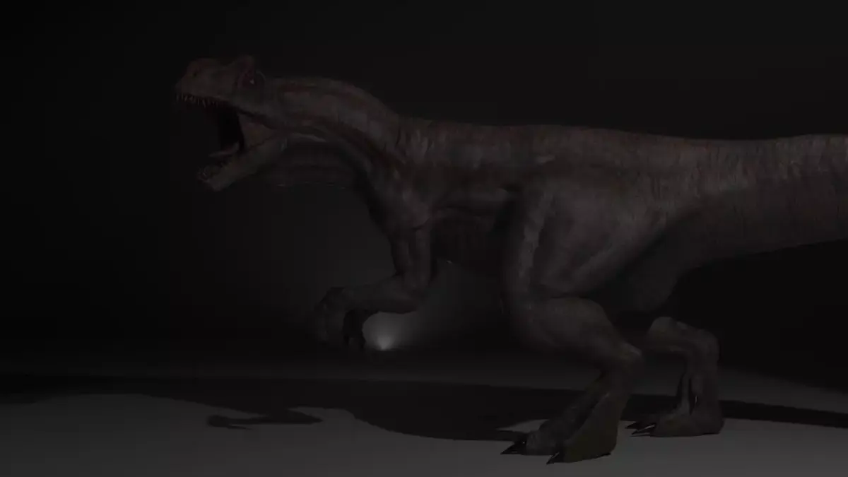 3DAllosaurus 20 Low-poly 3D model
