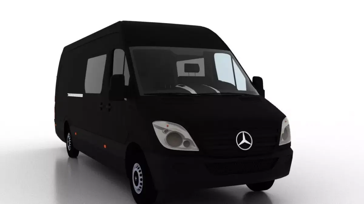 Mercedes Benz Sprinter L4H2 2009 Crew Van EU 3D model