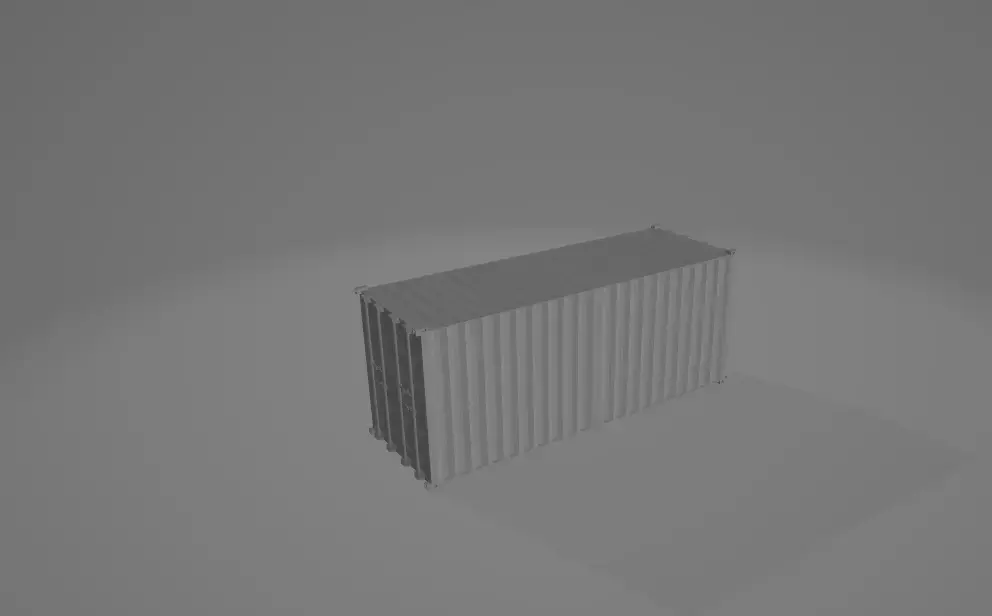 20 Foot Container Free 3D print model