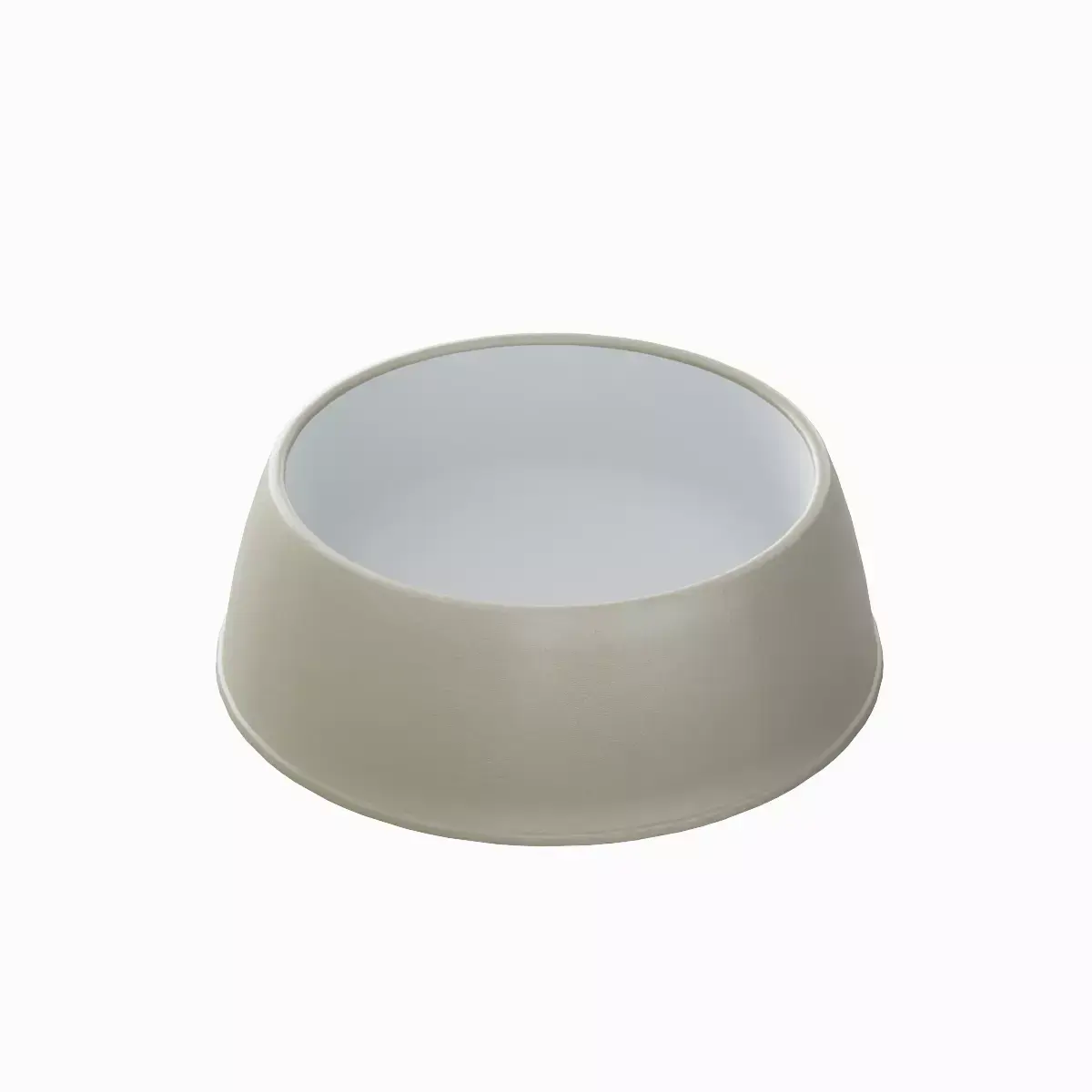 Plastic Dog Bowl B 05 Low-poly 3D model