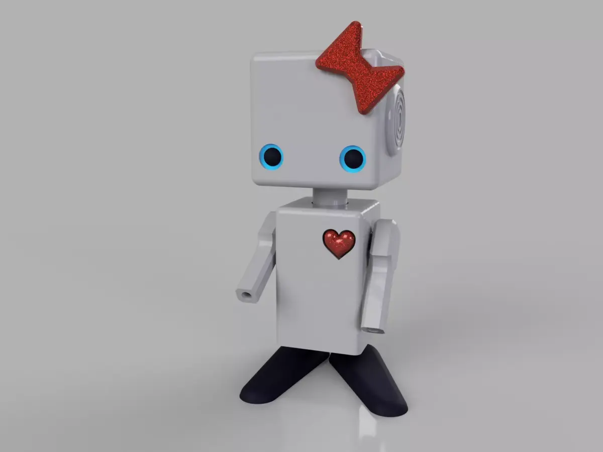 cute robot scifi 3D print model purchase