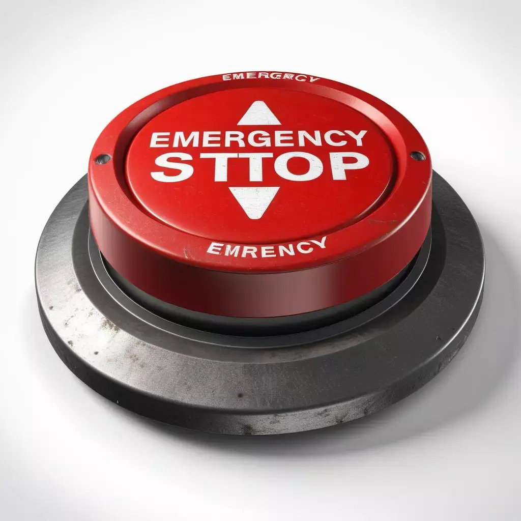 Industrial Emergency Stop Button 3D model purchase