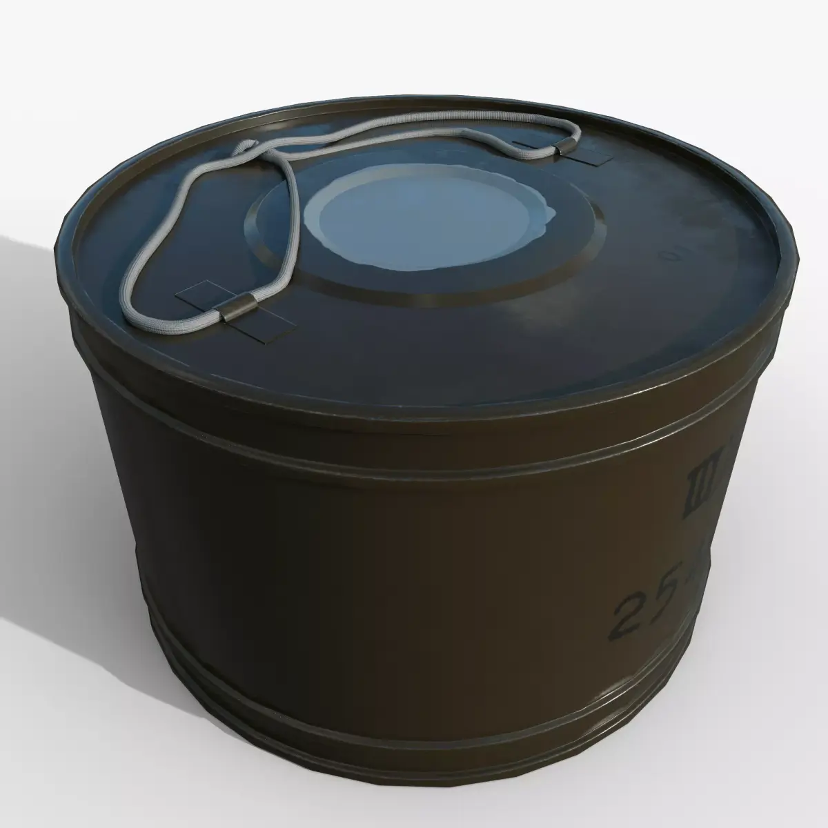 Smoke bomb DM-11 Low-poly 3D model