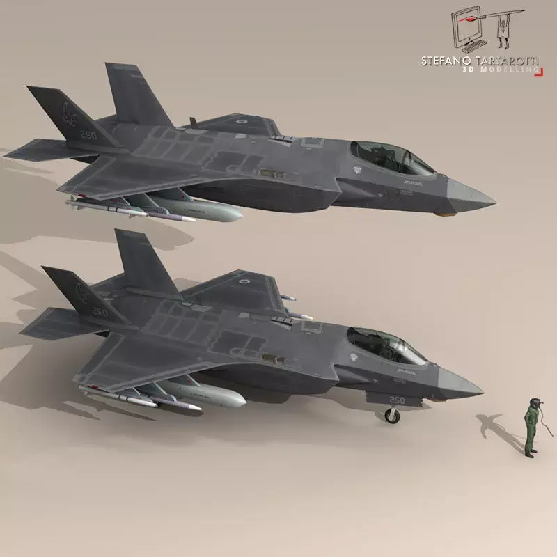 F35A - Israeli Air Force 3D model