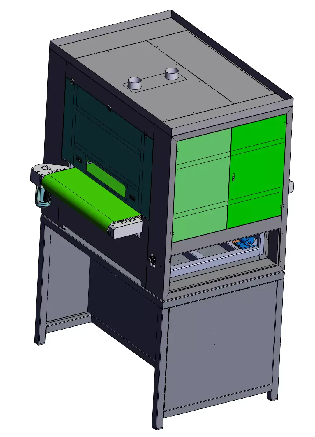 Metal Indentation Polishing Machine 3D model