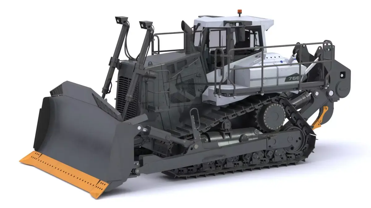 Liebherr Crawler Tractor PR 766 Litronic 3D model