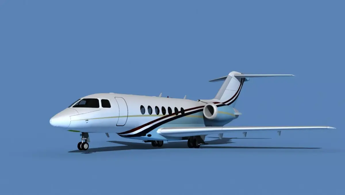 Hawker Siddley 4000 V09 3D model