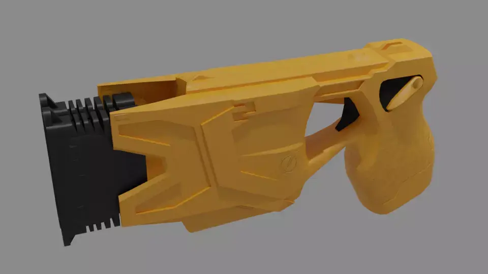 Gun Taser Modelo 3D Low-poly 3D model