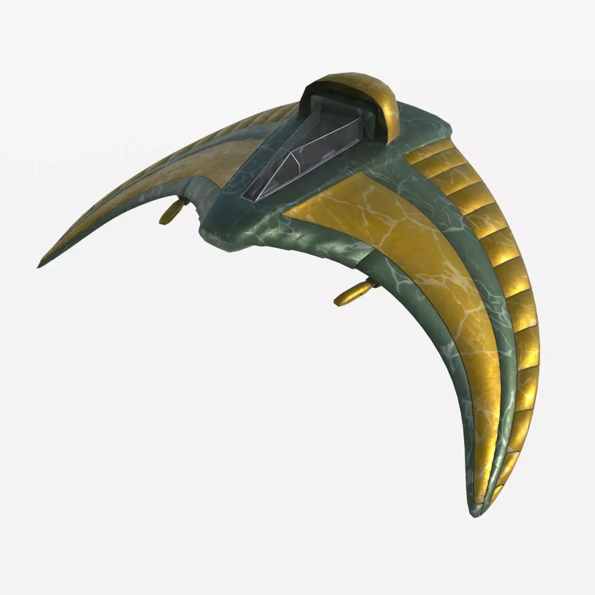  battle glider Low-poly 3D model