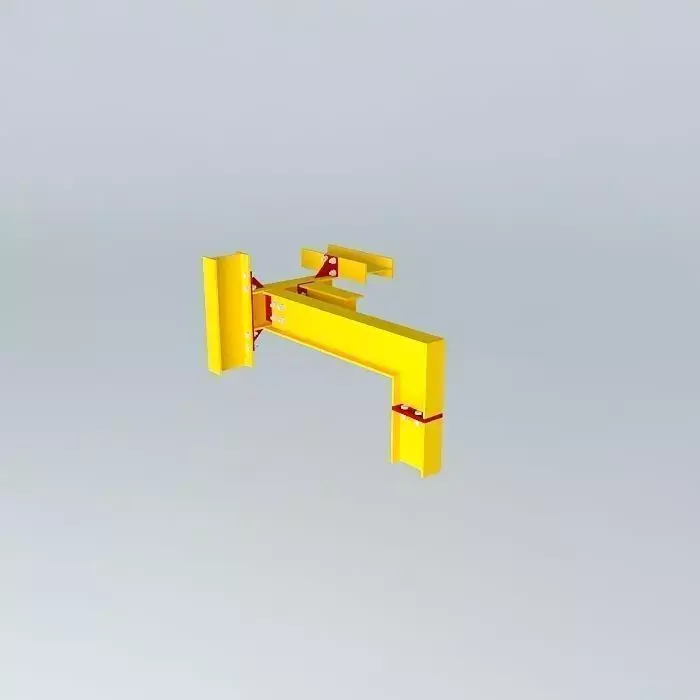 IPE 120 connection Free 3D model