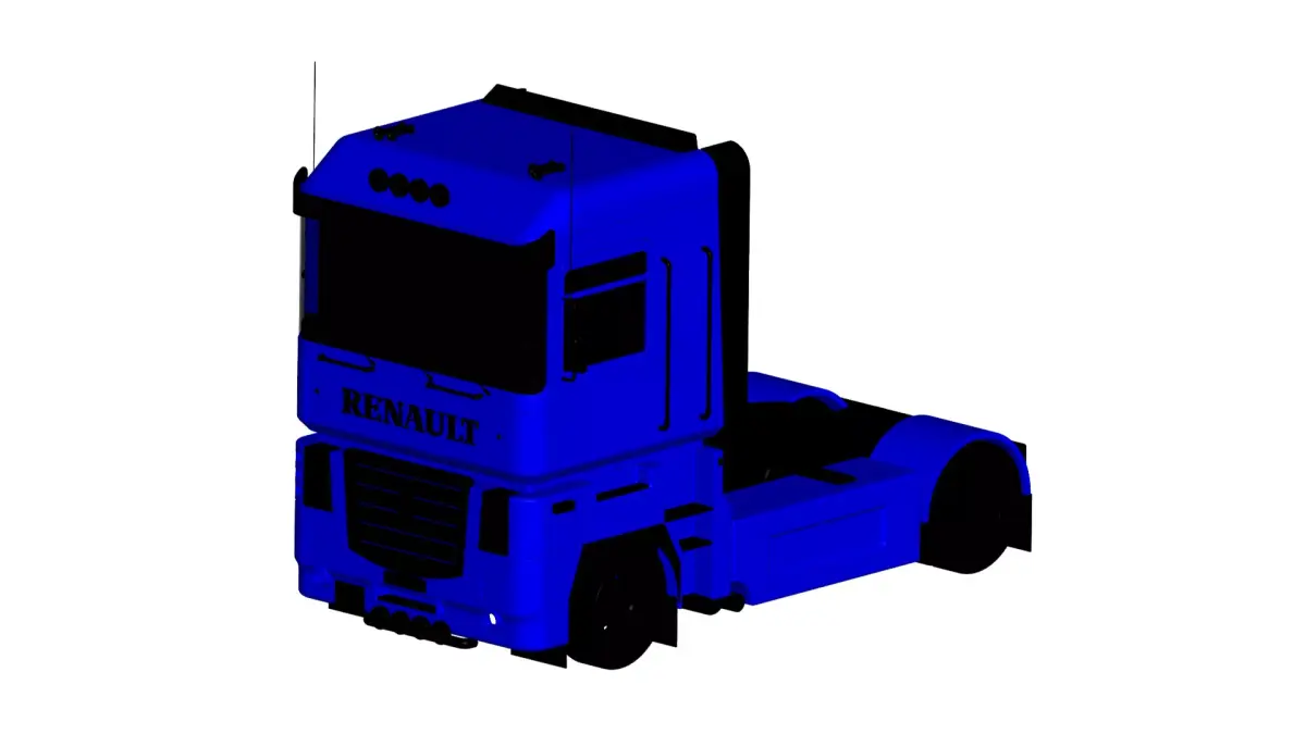 Magnum Trailer  3D model