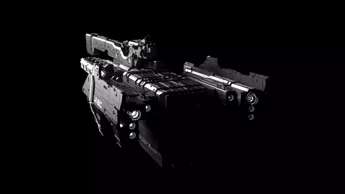 Charon Class Heavy Frigate 3D model