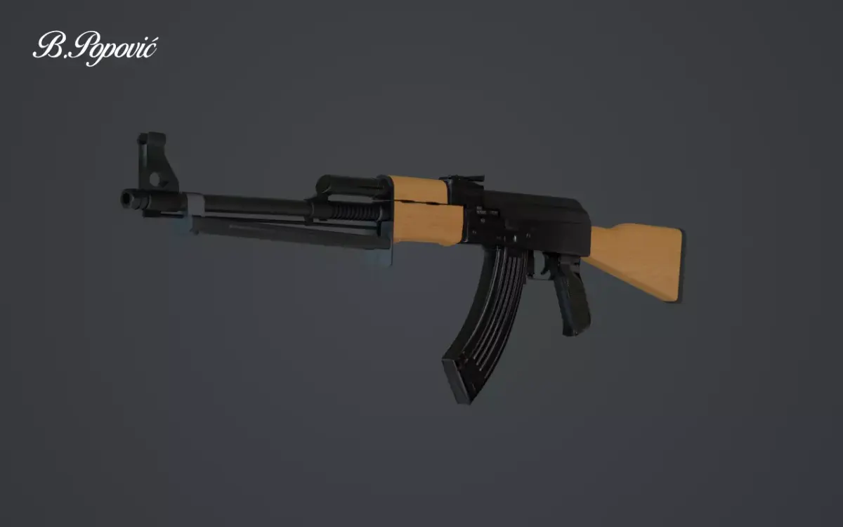 Zastava M72 3D model