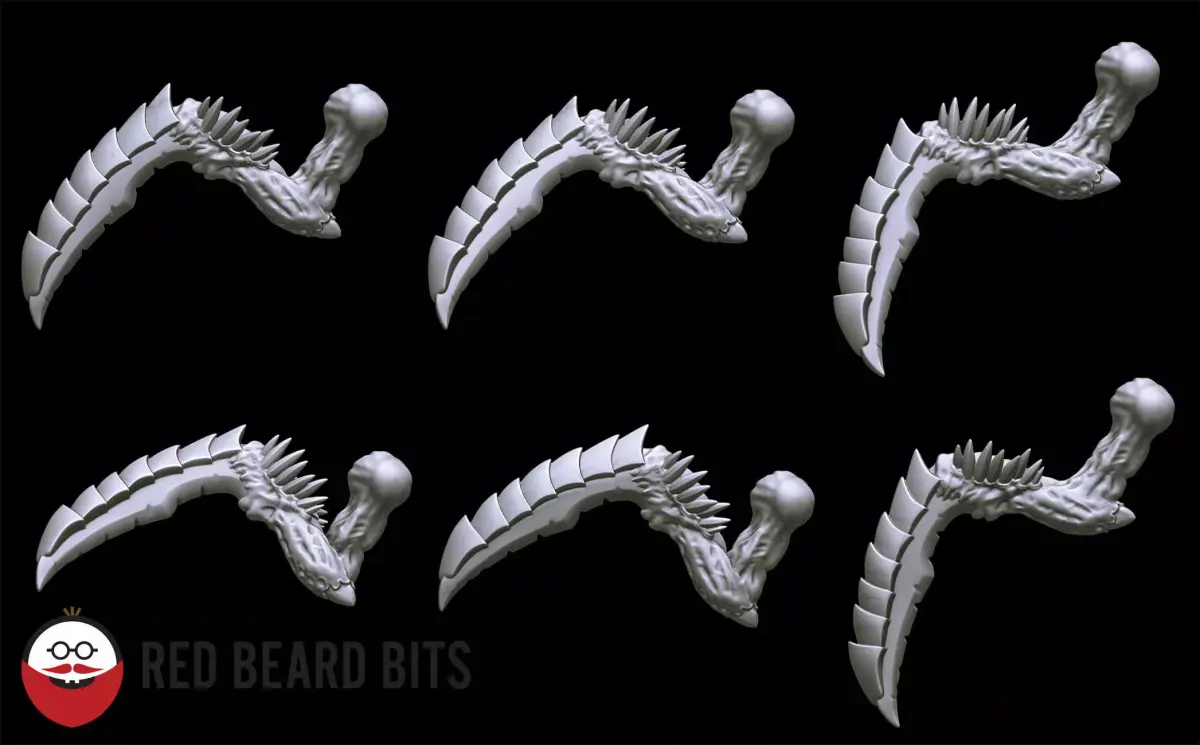 Xenoteras Standard talons 3D print model