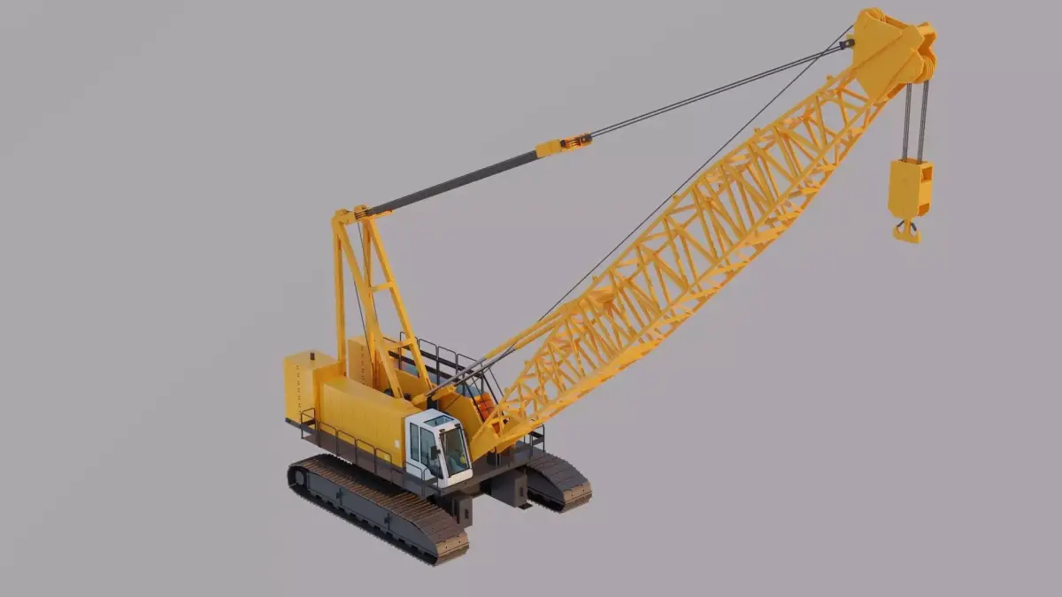 Crawler Crane - Heavy Construction Crane 3D model