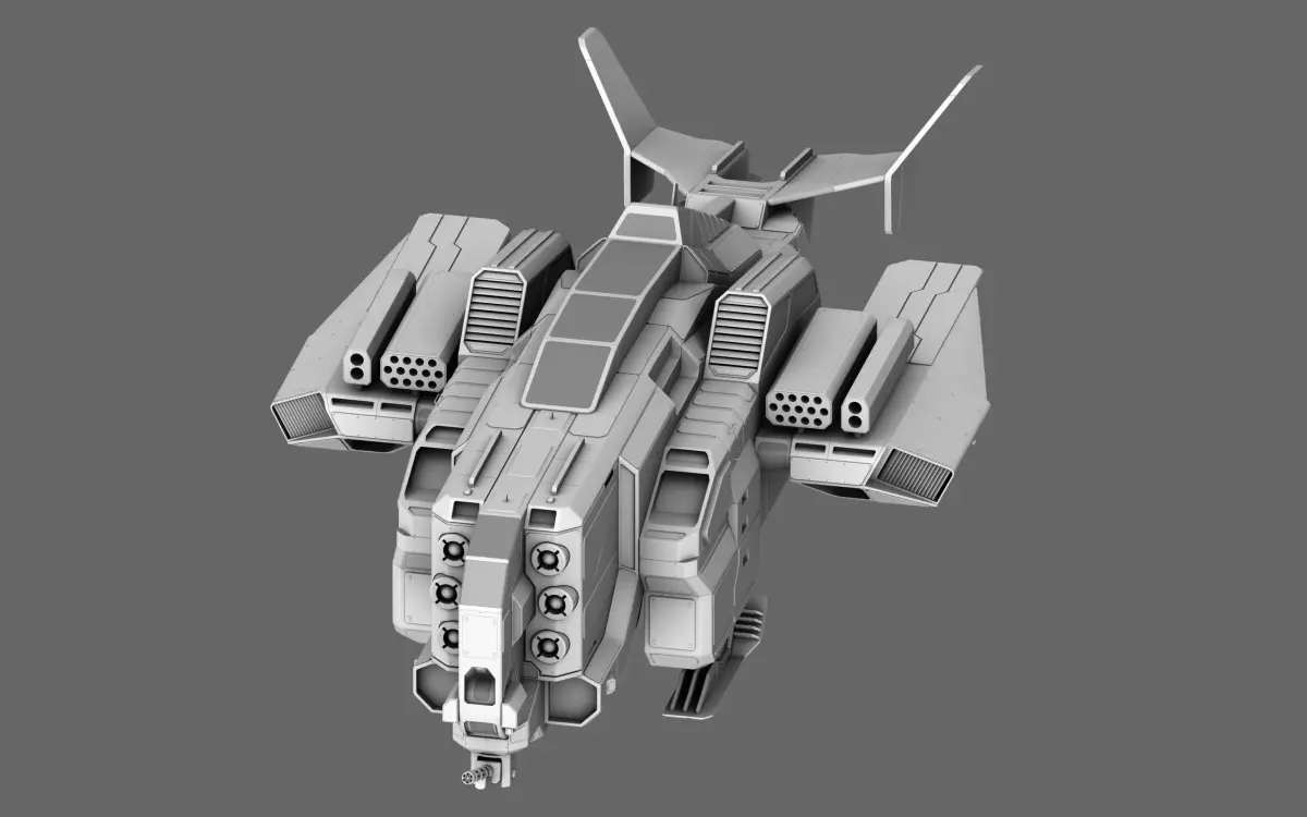 Hornet Fighter Interceptor 3D model