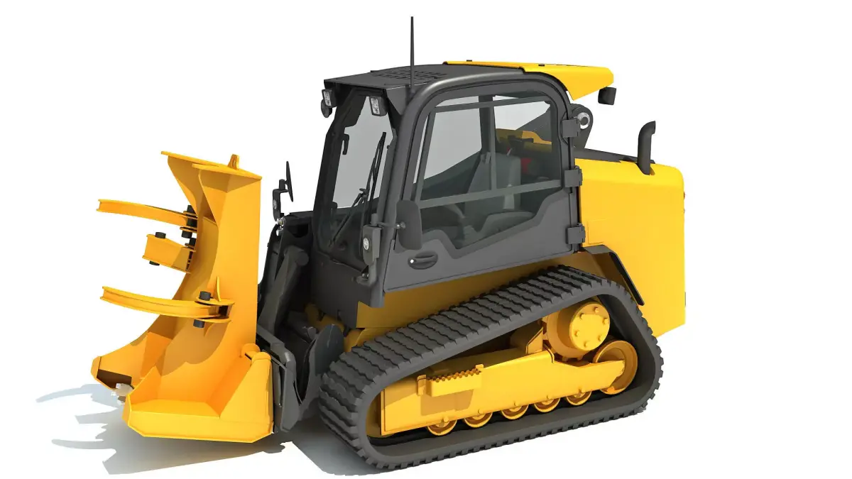 Skid Steer Tree Cutter 3D model