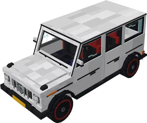 Minecraft - Mercedes benz G63 3D model 3D model