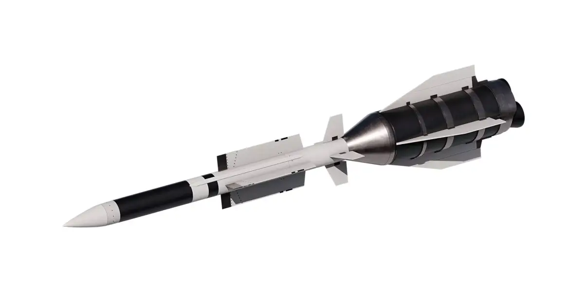 Aster 15 anti-aircraft missiles 3D model