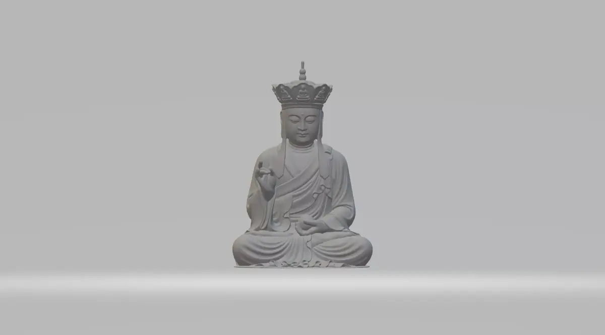 Ksitigarbha Bodhisattva Buddha Statue  3D print model purchase