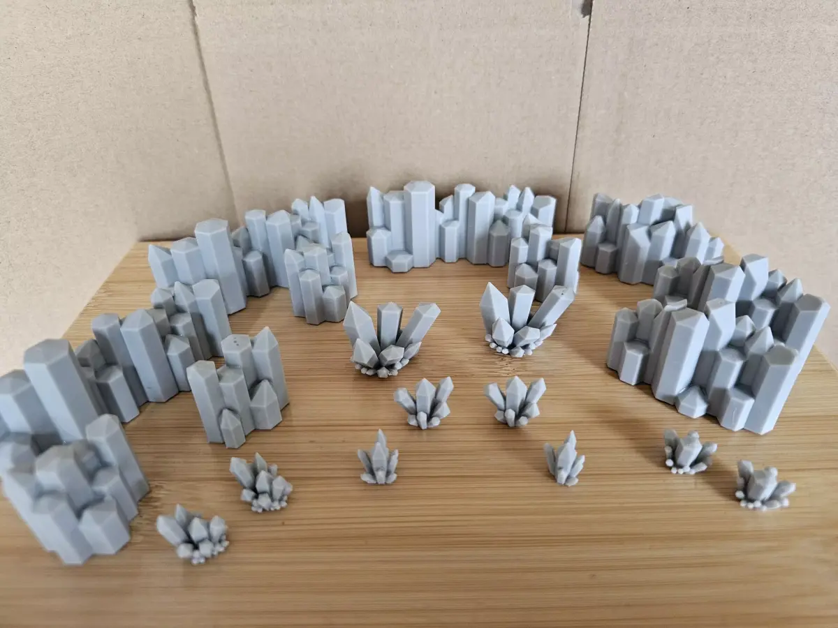 Crystal set 3D print model