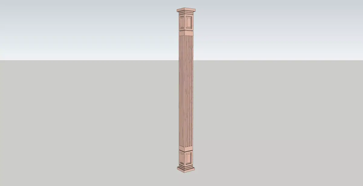 indian jodhpuri stone piller Low-poly 3D model